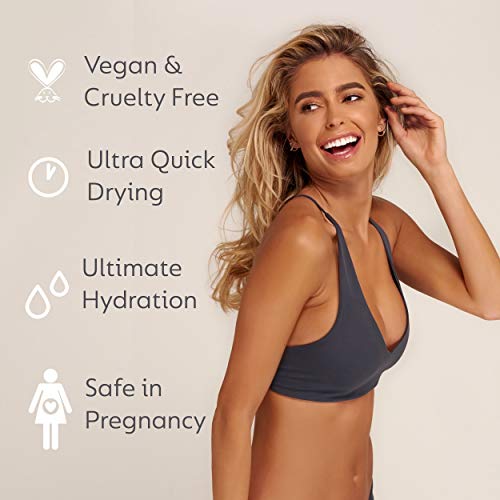 Bronceado líquido He-Shi Ultra Dark Express, 14% – bronceado vegano, larga duración, secado rápido, incluso se desgasta 150 ml