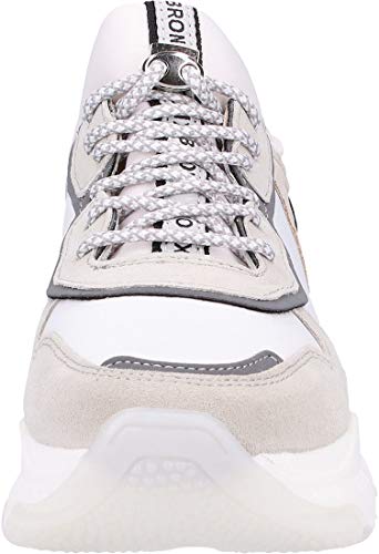Bronx Mujer Blanco Baisley Zapatillas-UK 4