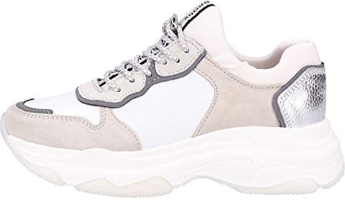 Bronx Mujer Blanco Baisley Zapatillas-UK 4