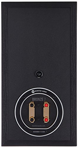 Bronze - Monitor Audio Bronze - Bass Reflex - Pareja de Altavoces de estantería de 2 vías de la Serie Bronze - Color Negro