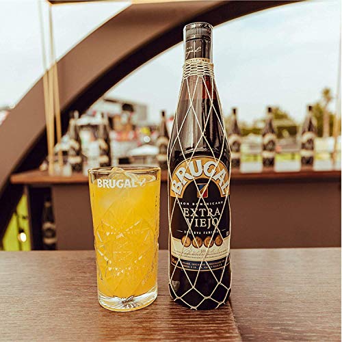 Brugal Extra Viejo Ron Dominicano, 38% + Estuche Vaso bajo - 700 ml