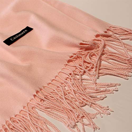 Bufanda Bufanda De Invierno para Mujer, Bufandas De Cachemira Suave De Doble Cara Sólidas, Chal Y Envolturas, Pañuelo para Mujer, Fular, Borla Color8