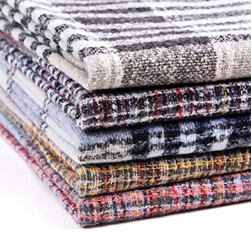 Bufanda Bufanda De Marca para Mujer, Bufandas De Invierno A Cuadros A La Moda para Damas, Chales De Cachemira, Abrigos Cálidos, Cuello Triangular, Bufandas De Vendaje S36