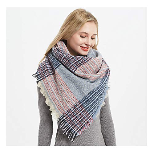 Bufanda Bufanda De Mujer De Marca A Cuadros Bufandas De Cachemir Cálidas De Invierno Bufandas De Cachemira De Punto Chales Y Abrigos para Mujer
