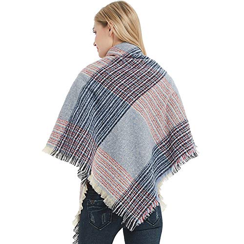 Bufanda Bufanda De Mujer De Marca A Cuadros Bufandas De Cachemir Cálidas De Invierno Bufandas De Cachemira De Punto Chales Y Abrigos para Mujer