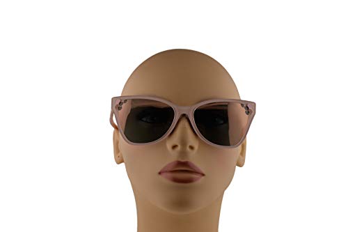 Bulgari BV8208 gafas de sol w/Gris Espejo de oro rosa de 56 mm de la lente 54564Z BV 8208 mujer Rosa superior transparente Grande