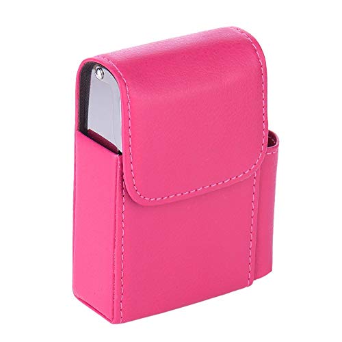 bulrusely Cajas De Cigarrillo PU Portátil Robusto Impermeable Cajas De Cigarrillos No Se Deforma Fácilmente Duradero Los Paquetes De Cigarrillos con Bolsa Más Ligera Benefit