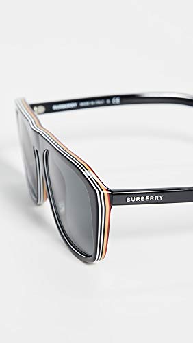 BURBERRY Gafas de Sol BE 4286 BLACK/GREY 55/19/145 hombre