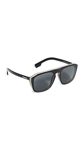 BURBERRY Gafas de Sol BE 4286 BLACK/GREY 55/19/145 hombre