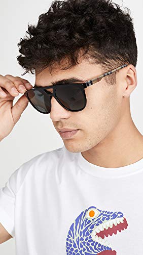 BURBERRY Gafas de Sol BE 4302 BLACK/GREY 56/18/145 hombre