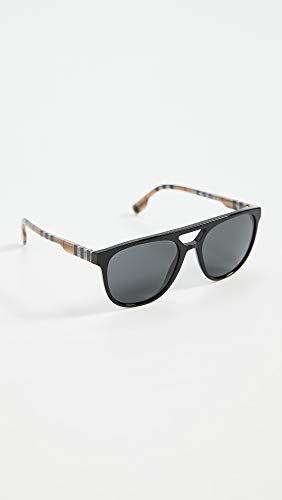 BURBERRY Gafas de Sol BE 4302 BLACK/GREY 56/18/145 hombre