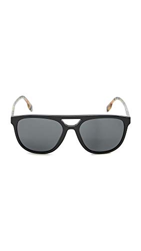 BURBERRY Gafas de Sol BE 4302 BLACK/GREY 56/18/145 hombre