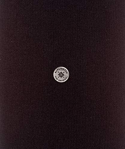 Burlington Everyday Uni Baumwolle Einfarbig 2 Paar Calcetines, Negro (Black 3000), 7-10 (Talla del fabricante: 40-46) (Pack de 2) para Hombre