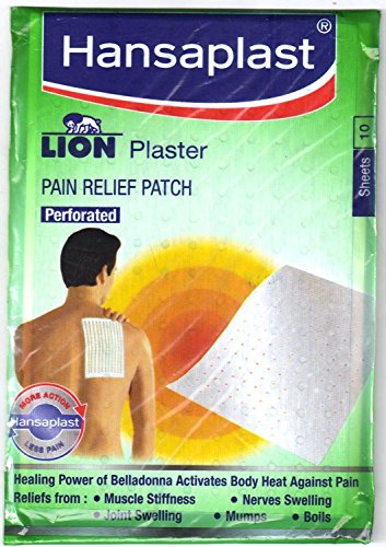 buycrafty Hansaplast yeso León (Belladonna) 1 Pack de 10 hojas parche para aliviar el dolor