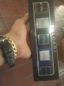 BVLGARI- SET CONJUNTO DE MINIATURAS PARA HOMBRES 50ML