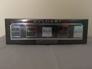 BVLGARI- SET CONJUNTO DE MINIATURAS PARA HOMBRES 50ML