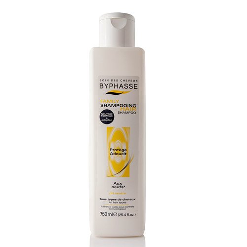 Byphasse Family - Manteca de karité y miel para cabello seco y dañado, 750 ml