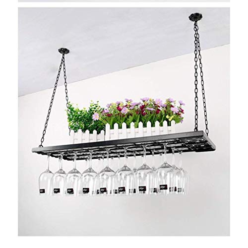 BYYB Estante para Copa de Vino: Debajo del gabinete Estante para vajilla, Soporte para Copa de Vino Colgante para Barra de Cocina Pub