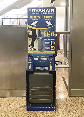 Cabin Max Toronto - Maleta de Cabina 55x40x20 con 4 Ruedas de Rotación de 360 Grados Trolley Rígido de ABS Aprobado para Thomson, Etihad, Jet2, EasyJet y Más