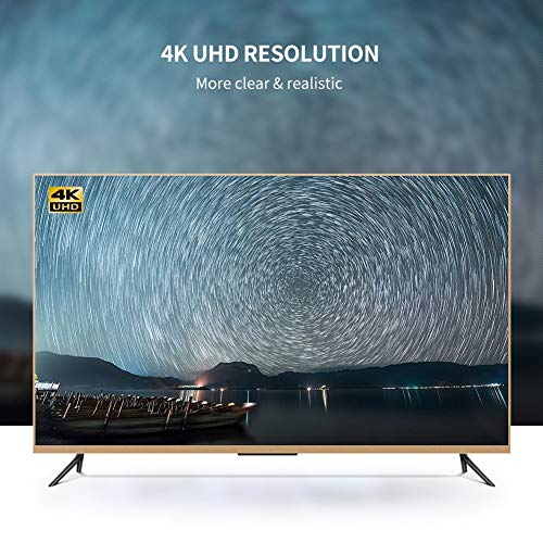 Cable HDMI Flexible & Delgado 2 Metros,FOINNEX Cable HDMI Ultra Thin, Alta Velocidad Soportes Ultra HD 4K@30Hz, 2K, 1080P, 3D, Ethernet, ARC, HDR para Nintendo Switch, PS3, PS4, Xbox, HDTV, PC, Laptop