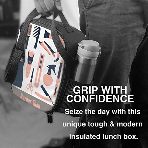 Caja de almuerzo premium, bolsa de almuerzo con aislamiento de bandera coreana para hombres mujeres adultos, trabajo de oficina Picnic senderismo playa caja de almuerzo