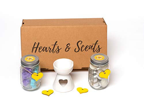 Caja de regalo Love Daisy May x Hearts & Scents Mindfulness (Mauve and Green Wax Melts)