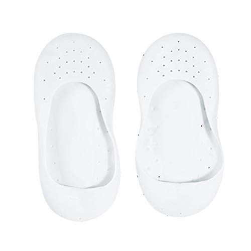 Calcetines de silicona para pies antisecos y anti-agrietamiento de los Scucs calcetines para barco hidratan rejuvenecer la piel protegen las suelas y los talones.