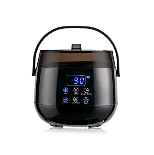 Calentador de cera Depilación, Calentador de cera digital con temperatura de ajuste automático para mujeres, hombres y aplicadores de cera para rostro, cuerpo, bikini, piernas con pantalla LED