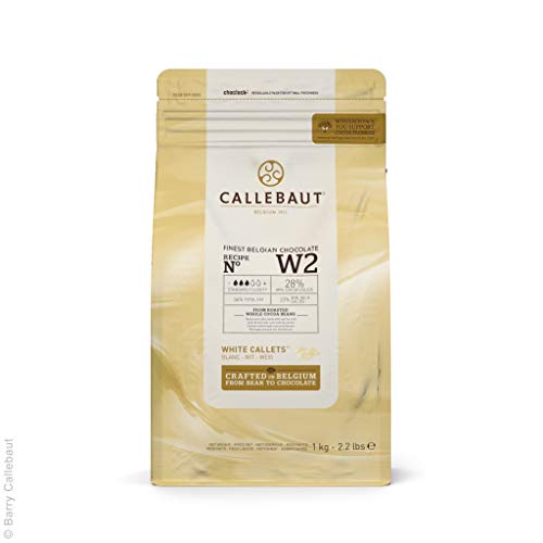 Callebaut W2 28% pepitas de Chocolate Blanco (callets) 1kg