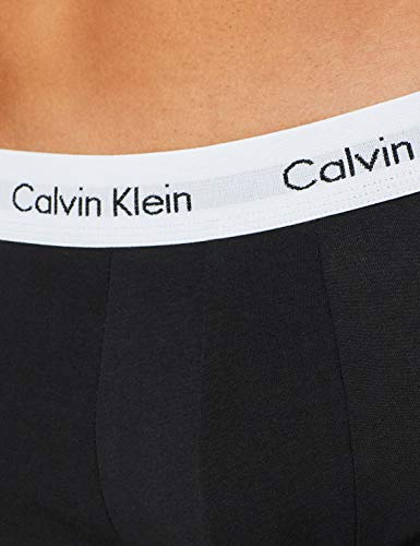 Calvin Klein 3p Low Rise Trunk Bóxer, Schwarz (Black 001), S (Pack de 3) para Hombre