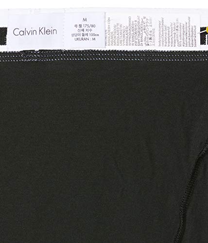 Calvin Klein 3p Low Rise Trunk Bóxer, Schwarz (Black 001), S (Pack de 3) para Hombre