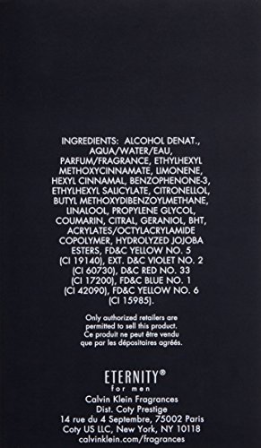 Calvin Klein, Agua de tocador para hombres - 1 unidad