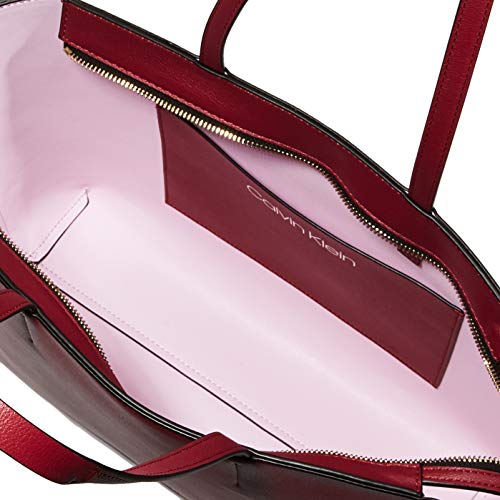 Calvin Klein - Ck Must Psp20 Med Shopper, Bolsos totes Mujer, Rojo (Tibetan Red), 11x27x39 cm (W x H L)