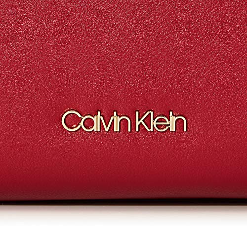 Calvin Klein - Ck Must Psp20 Med Shopper, Bolsos totes Mujer, Rojo (Tibetan Red), 11x27x39 cm (W x H L)