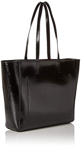 Calvin Klein - Edged Shopper S, Bolsos totes Mujer, Negro (Black), 10x28x32 cm (B x H T)