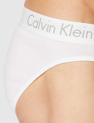 Calvin Klein Hip Brief, Bóxer para Hombre, Blanco (White), Medium