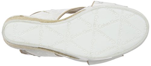 Calvin Klein Jeans Elaine, Sandalias con cuña mujer, Multicolor (Wnl), 36 EU