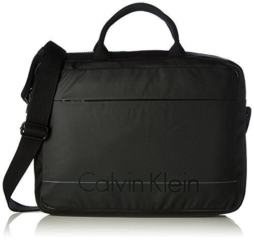 Calvin Klein Jeans Logan 2.0 Laptop, Bolso Bandolera para Hombre, Negro (Black 001 001), 31x39x10 cm (B x H x T)