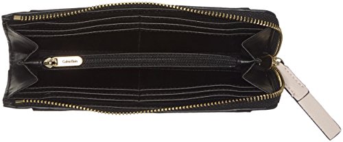 Calvin Klein - Metropolitan Large Zip Around S, Carteras Mujer, Rojo (Red Dahlia/pink), 3x10x20 cm (B x H T)