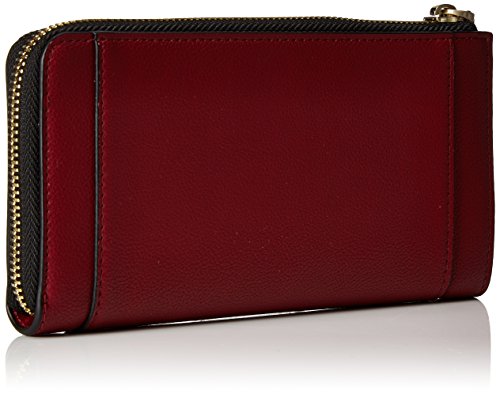 Calvin Klein - Metropolitan Large Zip Around S, Carteras Mujer, Rojo (Red Dahlia/pink), 3x10x20 cm (B x H T)