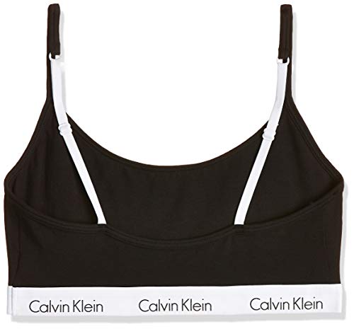 Calvin Klein Sujetador estilo bralette, Schwarz (Black 001), 100 (Talla del fabricante: Large) para Mujer