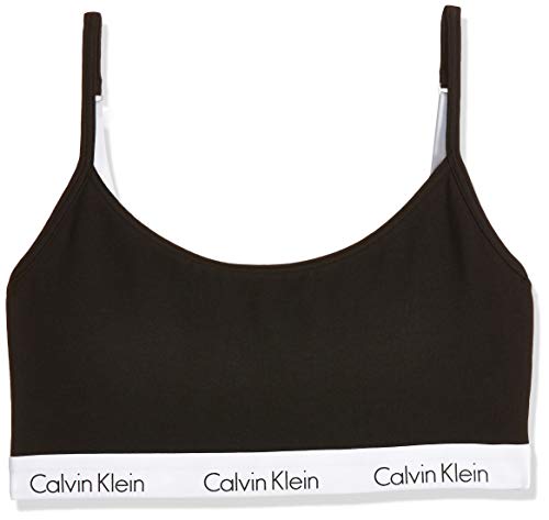 Calvin Klein Sujetador estilo bralette, Schwarz (Black 001), 100 (Talla del fabricante: Large) para Mujer