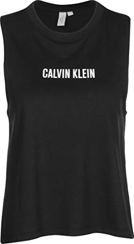 Calvin Klein Tank Top de Pijama, Negro (PVH Black BEH), X-Small para Mujer