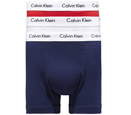 Calvin Klein Underwear Men's Pack of 3 Trunk Boxer Shorts