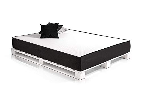 Cama de palets + Cabecero + Mesillas de 90 105 120 135 150 180 200 & Base & Estructura de & Somier & Camas Originales & Juveniles & Moderna con Palets & Cabecero & Cabezal