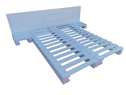 Cama de palets + Cabecero + Mesillas de 90 105 120 135 150 180 200 & Base & Estructura de & Somier & Camas Originales & Juveniles & Moderna con Palets & Cabecero & Cabezal