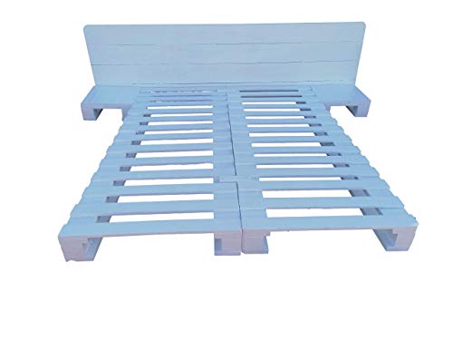 Cama de palets + Cabecero + Mesillas de 90 105 120 135 150 180 200 & Base & Estructura de & Somier & Camas Originales & Juveniles & Moderna con Palets & Cabecero & Cabezal