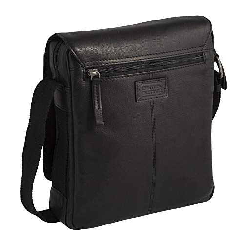 camel active Laredo Bolso Bandolera 29 Centimeters Negro (Schwarz)