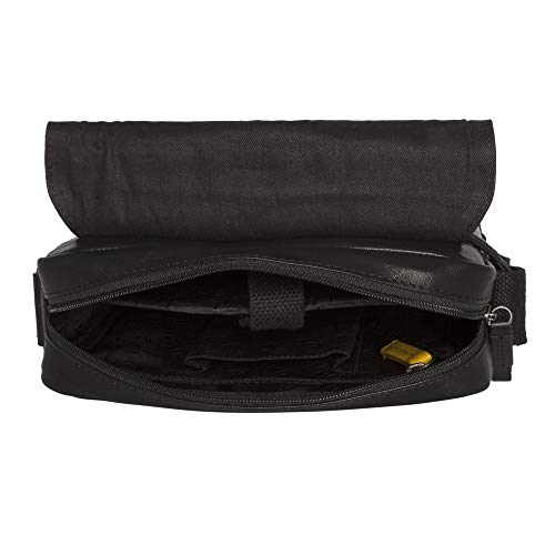 camel active Laredo Bolso Bandolera 29 Centimeters Negro (Schwarz)