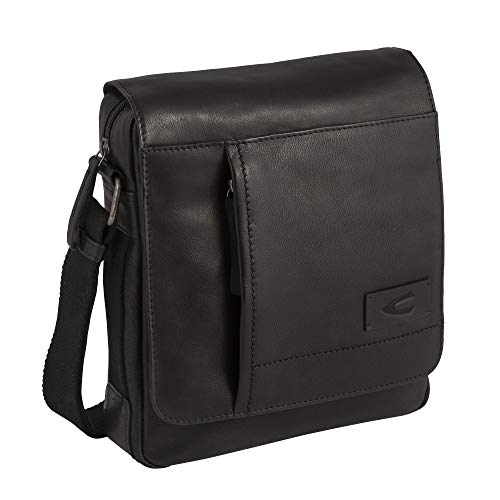 camel active Laredo Bolso Bandolera 29 Centimeters Negro (Schwarz)